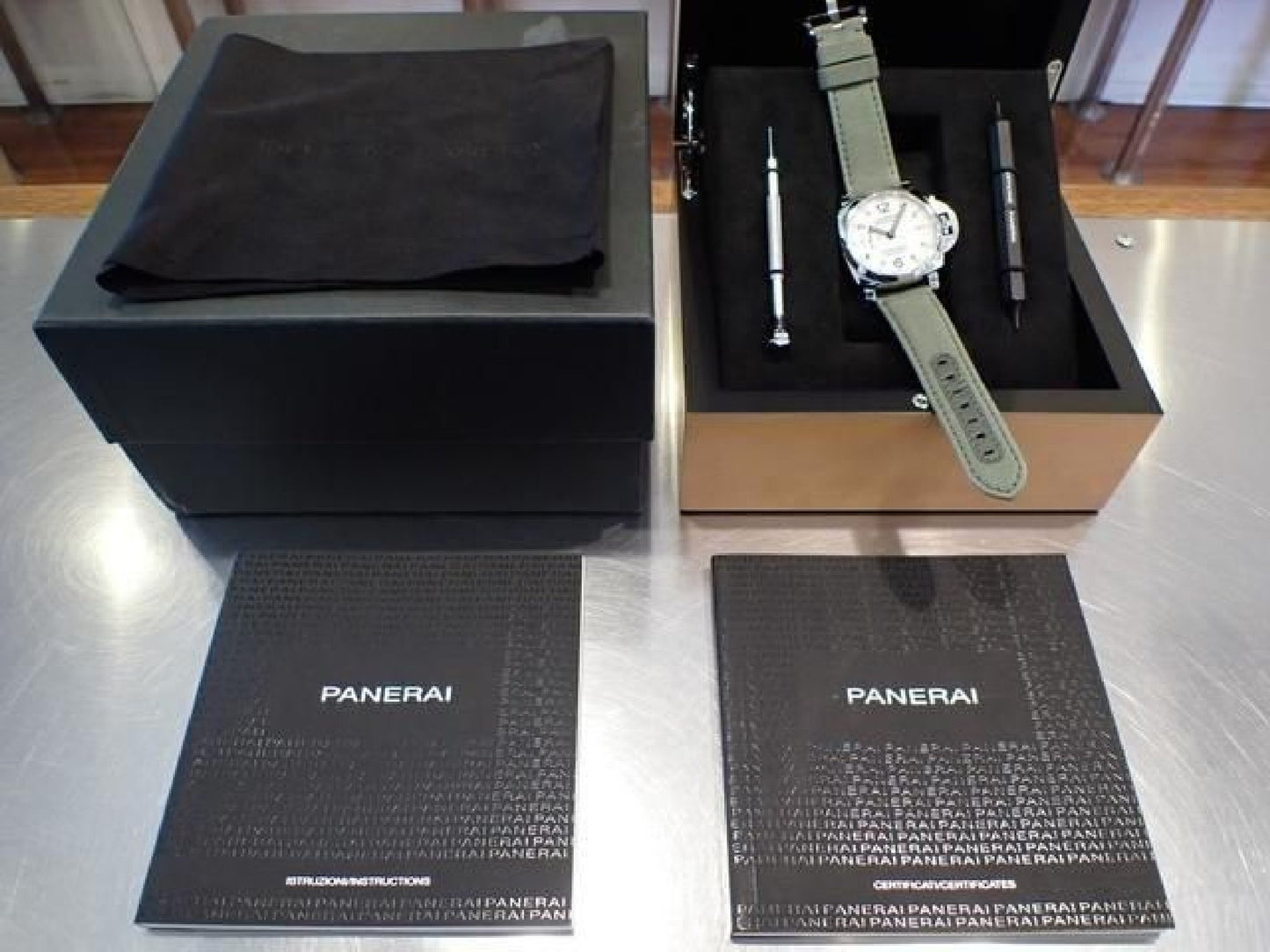PANERAI Luminor Marina1950 3 DAY'S Acciaio PAM01523 '19 Homme 191797813 hannari-shop