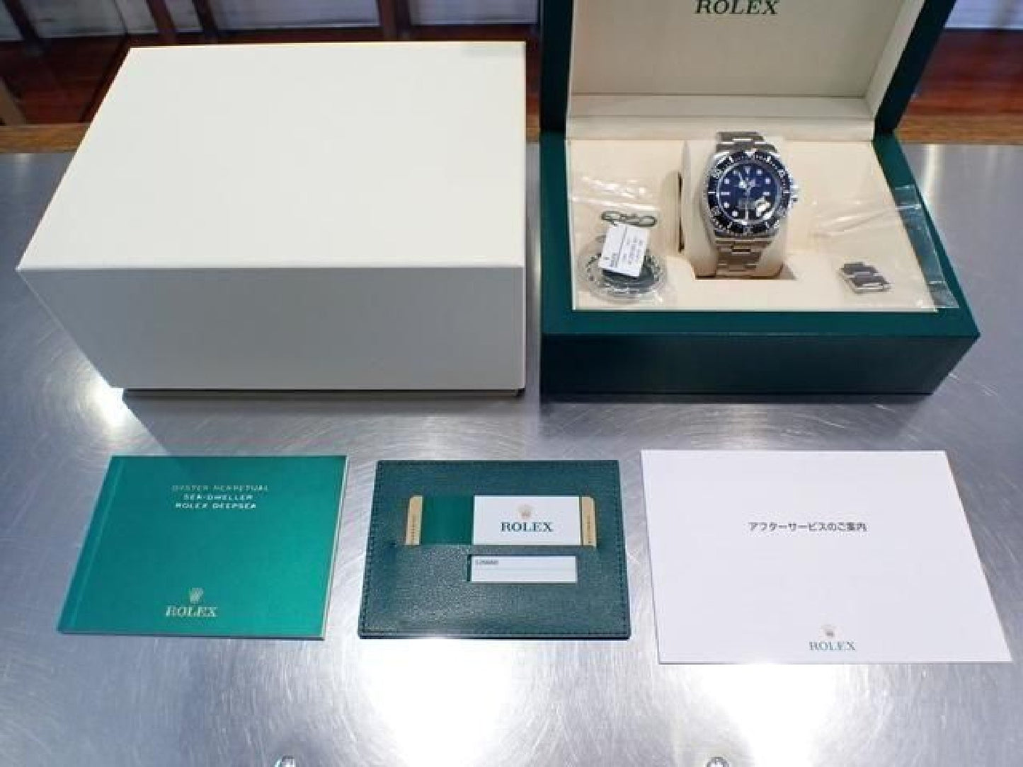 ROLEX Sea-Dweller Deepsea cadran bleu D 126660 '18 Article authentique Homme 191866311 hannari-shop
