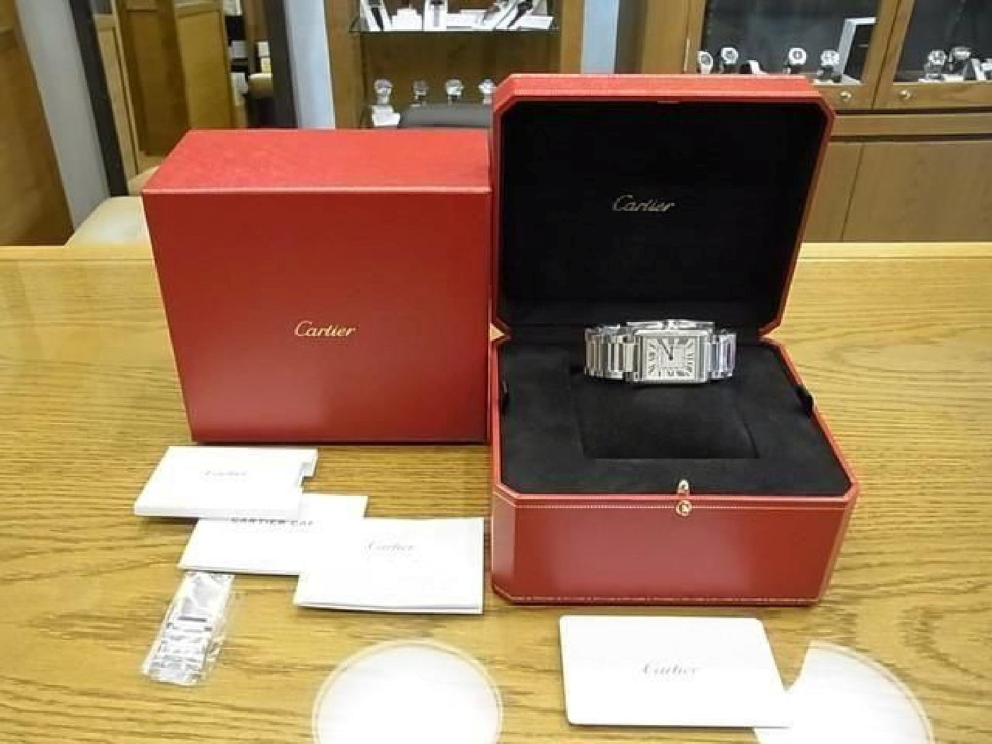 CARTIER Tank Must SolarBeat groot model WSTA0092 Dames 192031113 hannari-shop