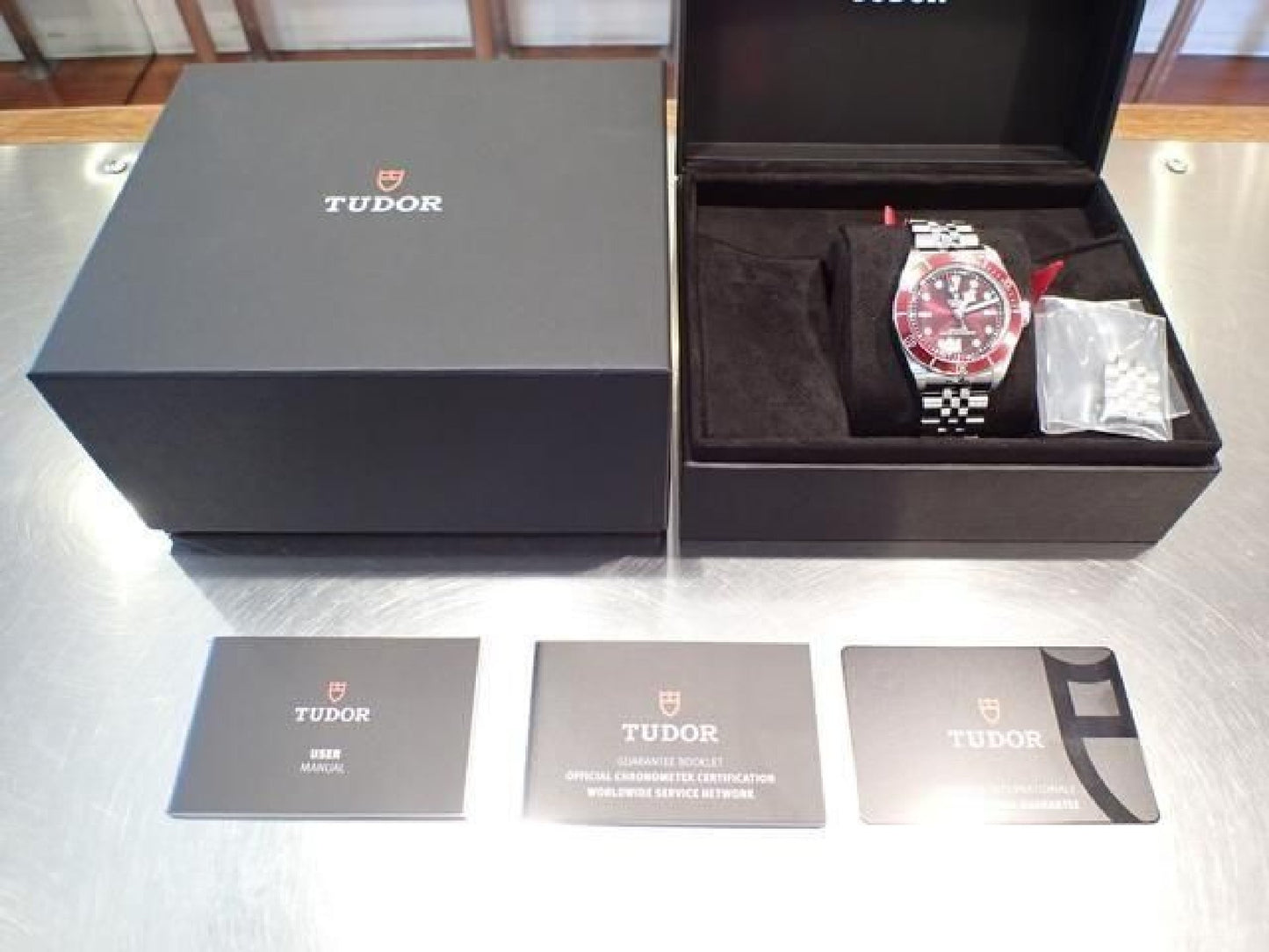 TUDOR Black Bay 58 burgundy 5-link Bracelet Ref.7939A1A0RU '25 Mens 192212742 hannari-shop