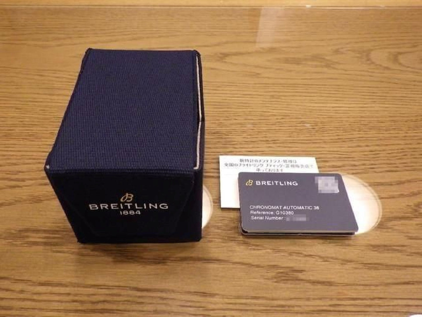 BREITLING Chrono Mat Automatic 36 Ice blue urskive G10380591C1G1 Herre 192398303 hannari-shop