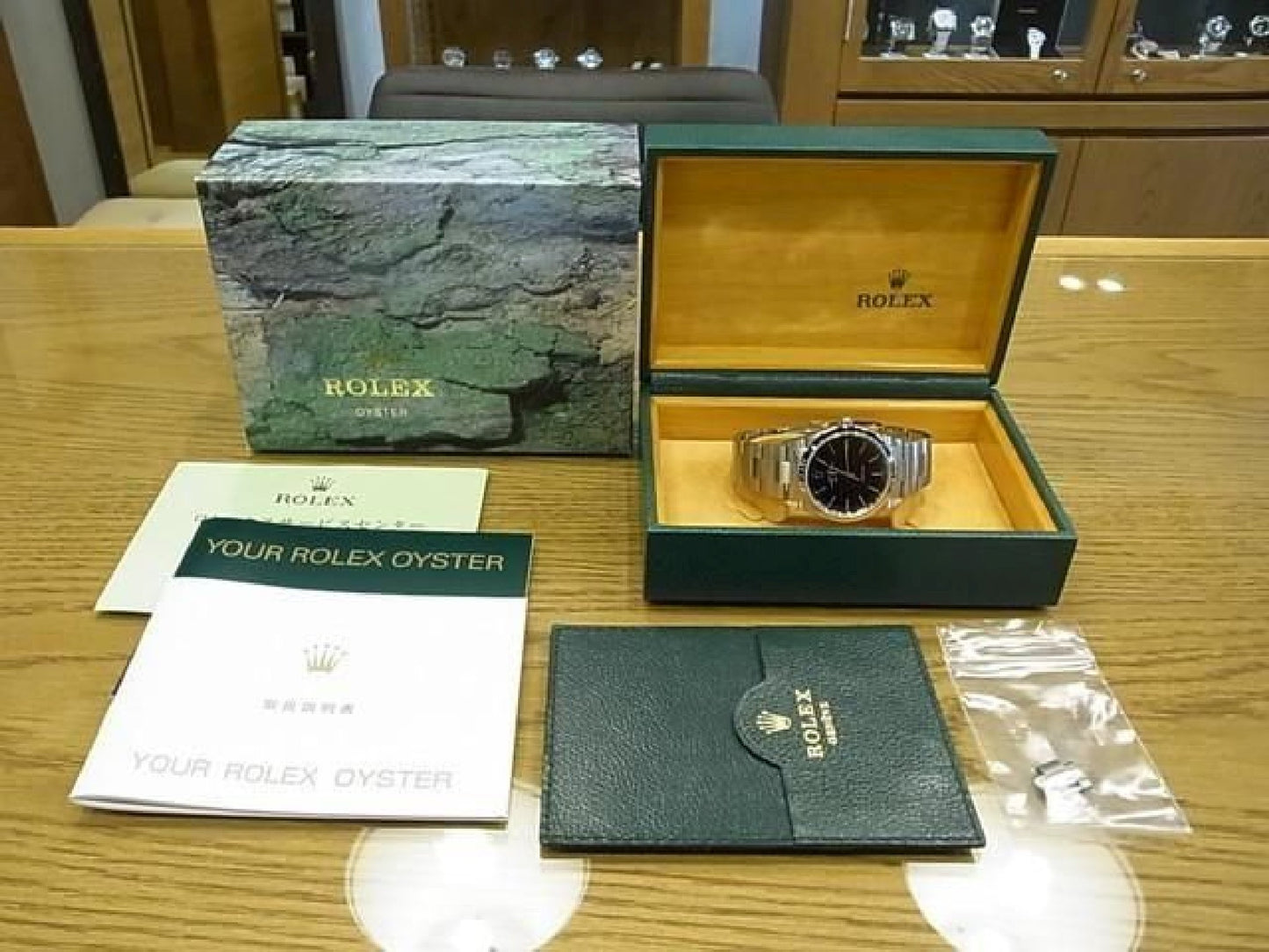ROLEX Air-King 34 MM zwart Ref.14000M P-serie Heren 192495791 hannari-shop