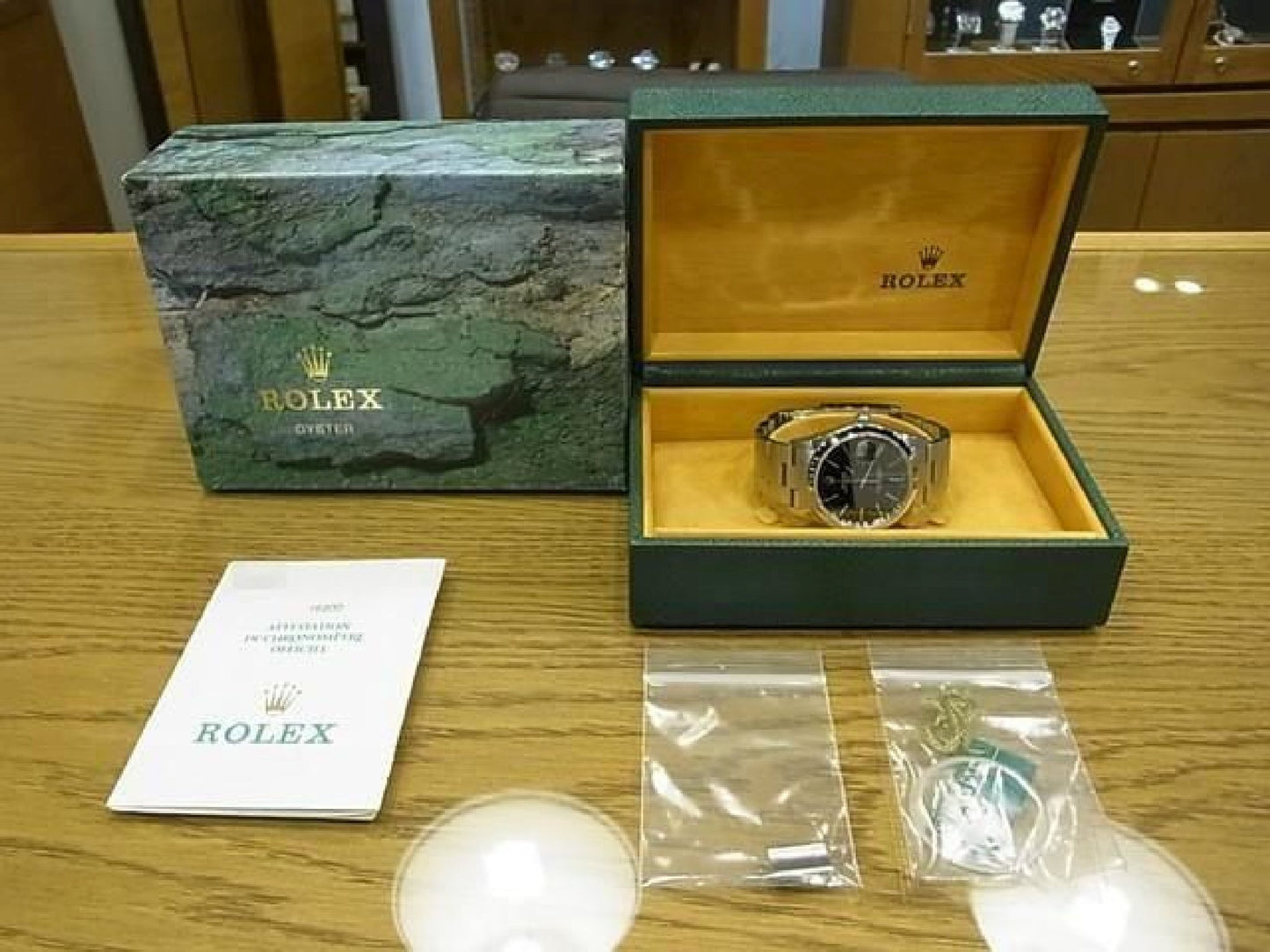 ROLEX Oyster PERPETUAL date nero Ref.15200 serie K Uomo 192509891 hannari-shop