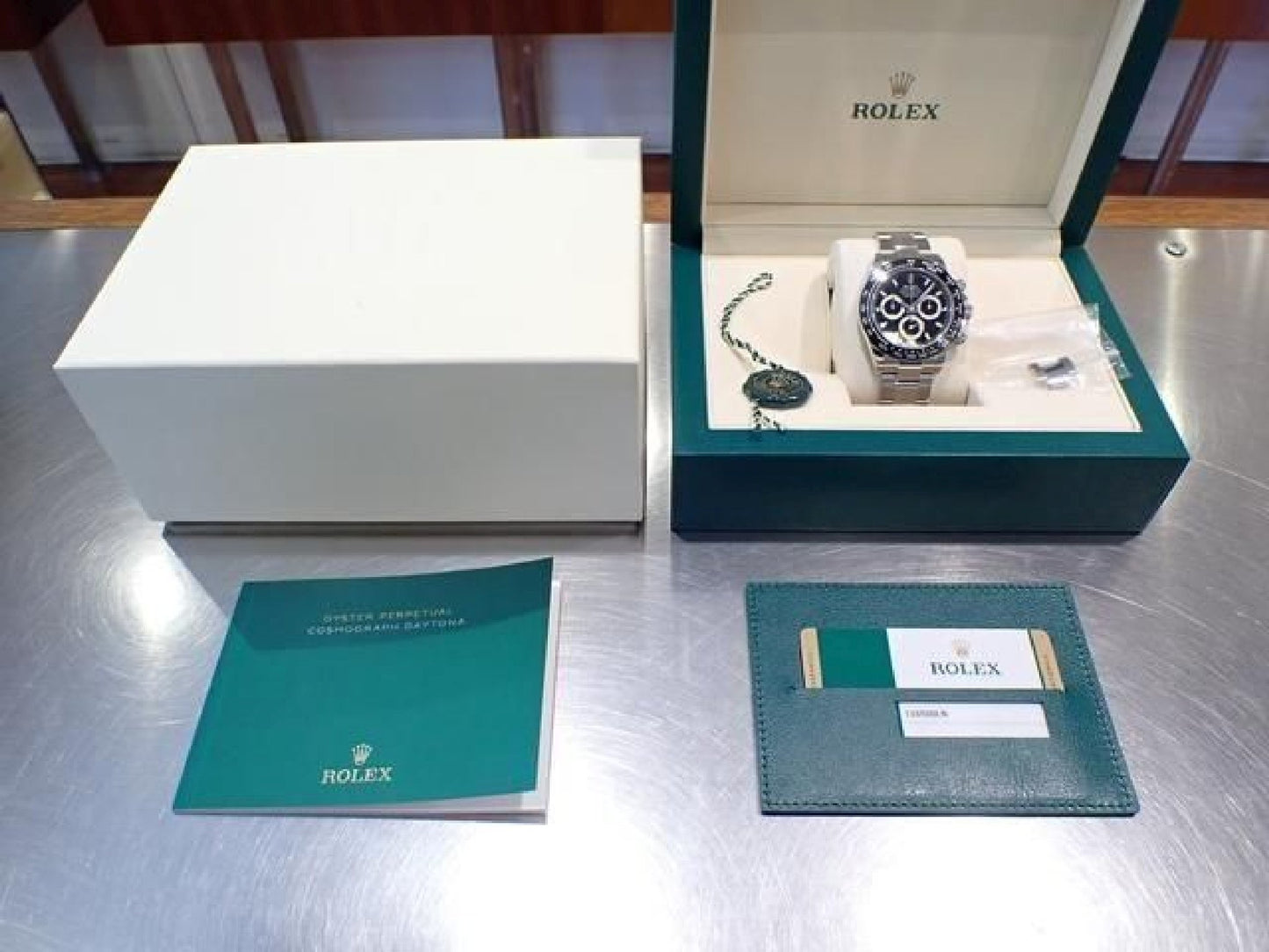 ROLEX Daytona quadrante nero 116500LN '19 Uomo 192619174 hannari-shop