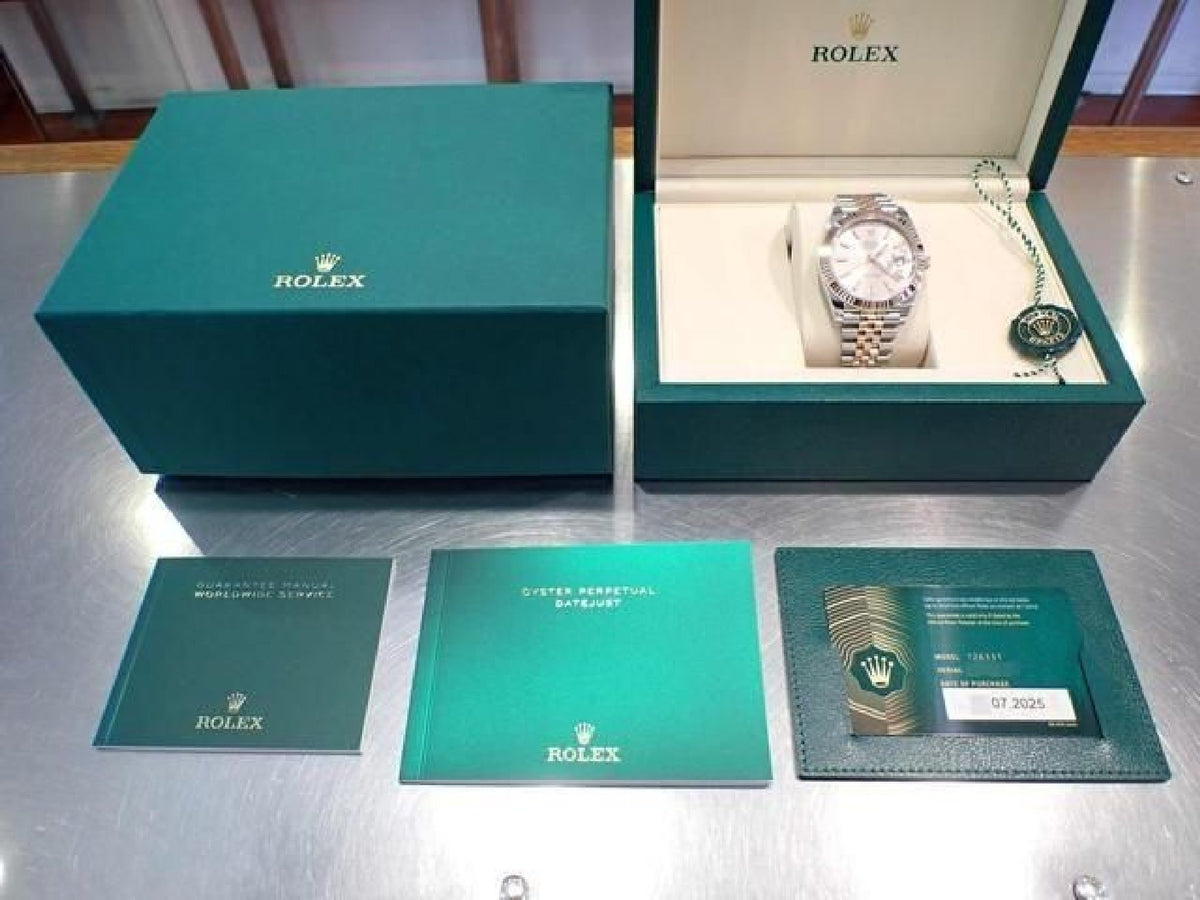ROLEX Datejust 41 SS x Everose Gold Kombination Sundust Zifferblatt 126331 Herren 192921054 hannari-shop