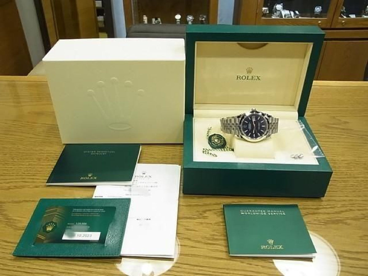 ROLEX Datejust41 blaues geriffeltes Motiv Ref.126300 Herren 194031462 hannari-shop