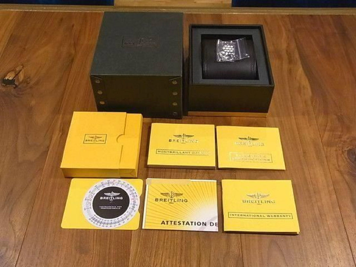 BREITLING Montbrillant Datora nero A21330 Specifiche del bracciale Uomo 194221755 hannari-shop