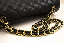 CHANEL Maxi Classic Handbag Grained Calfskin Double Flap Chain Shoulder Bag j17