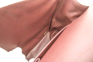CHANEL Maxi Classic Handbag Grained Calfskin Double Flap Chain Shoulder Bag j17