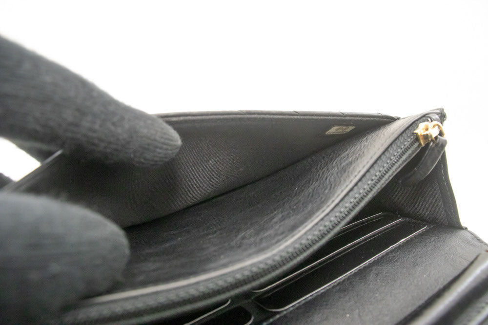 CHANEL V-Stitch kalveskind Wallet On Chain WOC skuldertaske med kæde ab2 hannari-shop