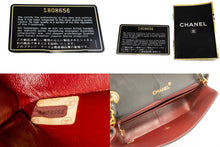 CHANEL Vintage Medium Chain Shoulder Bag Black Lambskin Quilted m37 hannari-shop