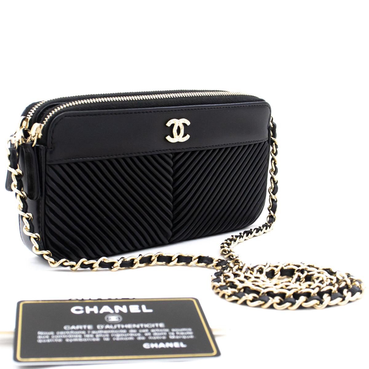 Chanel v stitch lambskin - Gem