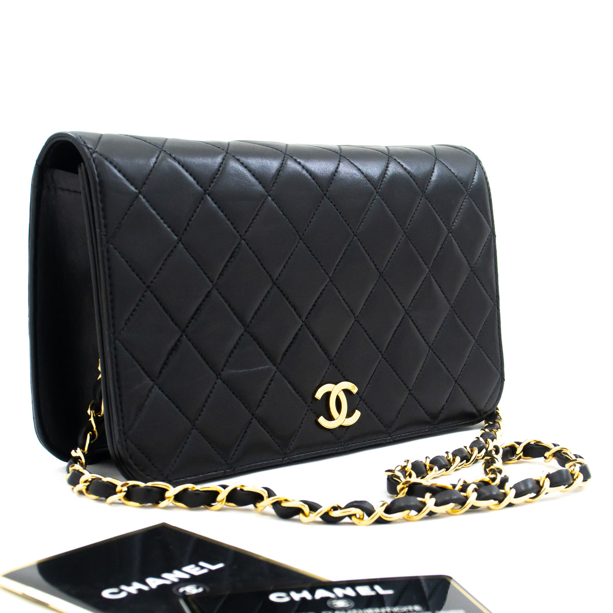 Chanel Caviar Wallet on Chain Woc Double Zip Chain Shoulder Bag J70