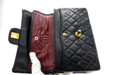 CHANEL 2.55 Double Flap Small Chain Shoulder Bag Black Lambskin h21 hannari-shop