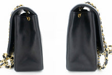 CHANEL Diana Flap Chain Shoulder Bag Black Quilted Lambskin Purse m10 hannari-shop