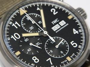 IWC Pilot's watch Chronograph IW377724 Genuine goods Mens 167655086 hannari-shop