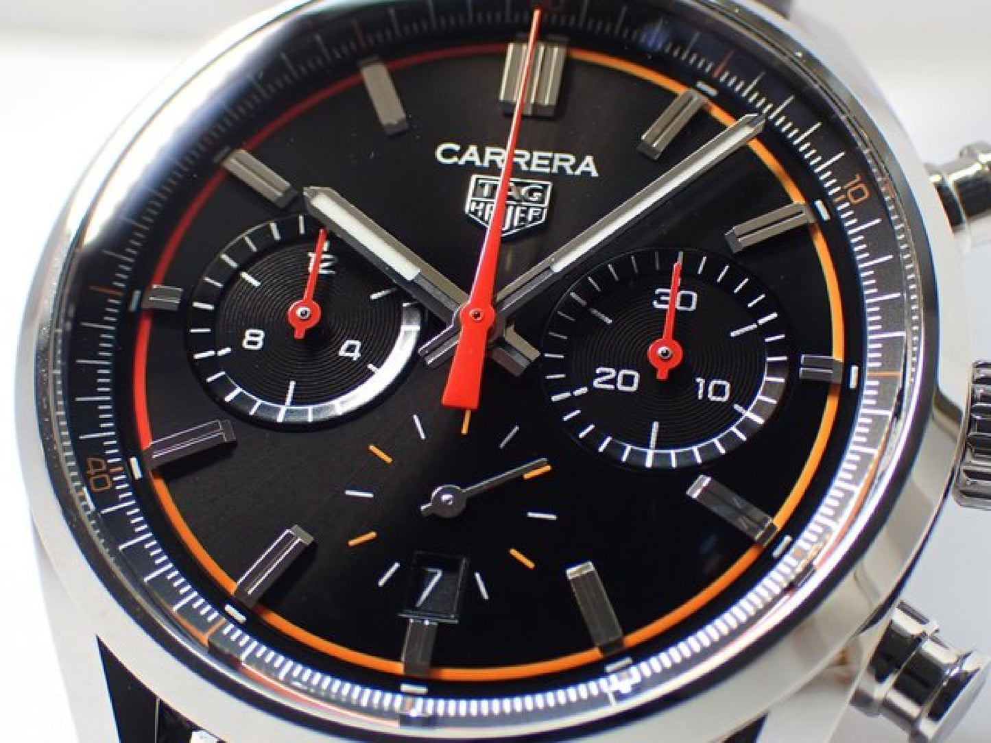 TAG HEUER Carrera Calibre02 Chronograaf oranje gradatie Origineel heren 174751870 hannari-shop