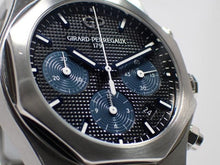 GIRARD PERREGAUX Laureato Chronograph 42 MM black x blue Genuine goods Mens 177480576 hannari-shop