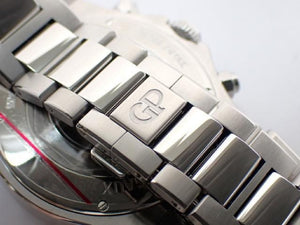 GIRARD PERREGAUX Laureato Chronograph 42 MM black x blue Genuine goods Mens 177480576 hannari-shop