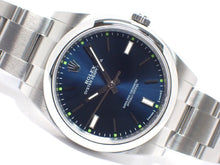 ROLEX Oyster PERPETUAL 39 blue Dial 114300 Mens 178599927 hannari-shop