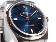 ROLEX Oyster PERPETUAL 39 blue Dial 114300 Mens 178599927 hannari-shop