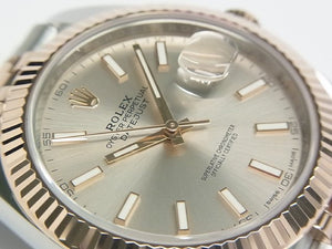 ROLEX Datejust 41 SS x Everose Gold Sundust Dial 126631 Mens 180239542 hannari-shop