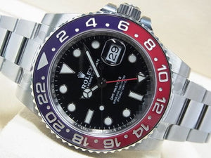 ROLEX GMT MasterII red blue bezel Oyster Bracelet 126710BLRO unused Mens 180260015 hannari-shop