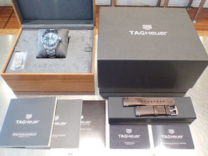 TAG HEUER Autavia 60 Anniversary Anniversary GMT '22  leather belt Mens 181126464 hannari-shop