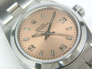 ROLEX Oyster PERPETUAL pink3 6 9 Womens Ref.76080 Womens 181248026 hannari-shop