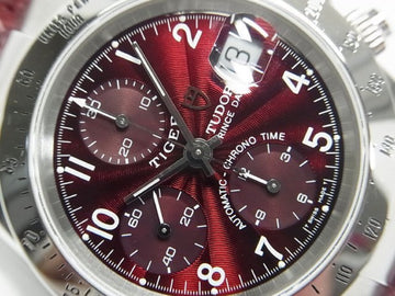 TUDOR /  Prince date Prince Date Chronograph tiger Wine red 79280P Mens 181490121 hannari-shop