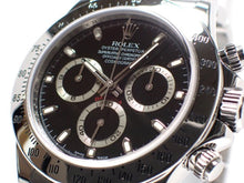 ROLEX Daytona stainless black M series '08 purchased Mens 181918794 hannari-shop