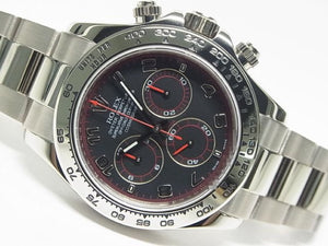 ROLEX Daytona 18KWG blackAR 116509 D series Mens 181936466 hannari-shop