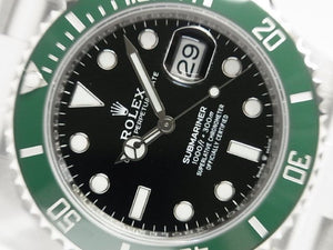 ROLEX Submariner date green bezel 126610LV '21 purchased Mens 181944298 hannari-shop