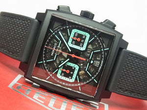 TAG HEUER Monaco Chronograph 39 MM Titanium CBL2184.FT6236 Mens 181956785 hannari-shop