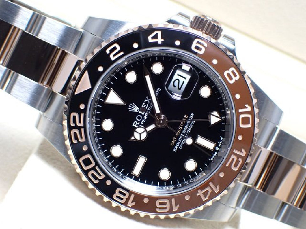 ROLEX GMT MasterII Everose Gold combination model 126711CHNR '23 Mens 181973059 hannari-shop