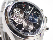 ZENITH Chrono Master opened black 03.3300.3604/21.M3300 Genuine goods Mens 182201843 hannari-shop