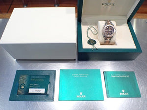 ROLEX YACHT-MASTER37 ERG combination Chocolate Dial 268621 '21 purchased Mens 182310449 hannari-shop