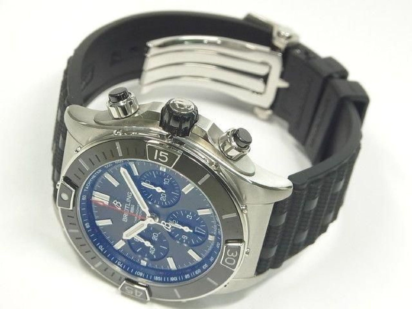 BREITLING Super Chrono Mat B01 44 sort urskive '23 købt Herre 182405256 hannari-shop