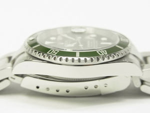 ROLEX Submariner date green bezel 16610LV M series Mens 182406440 hannari-shop