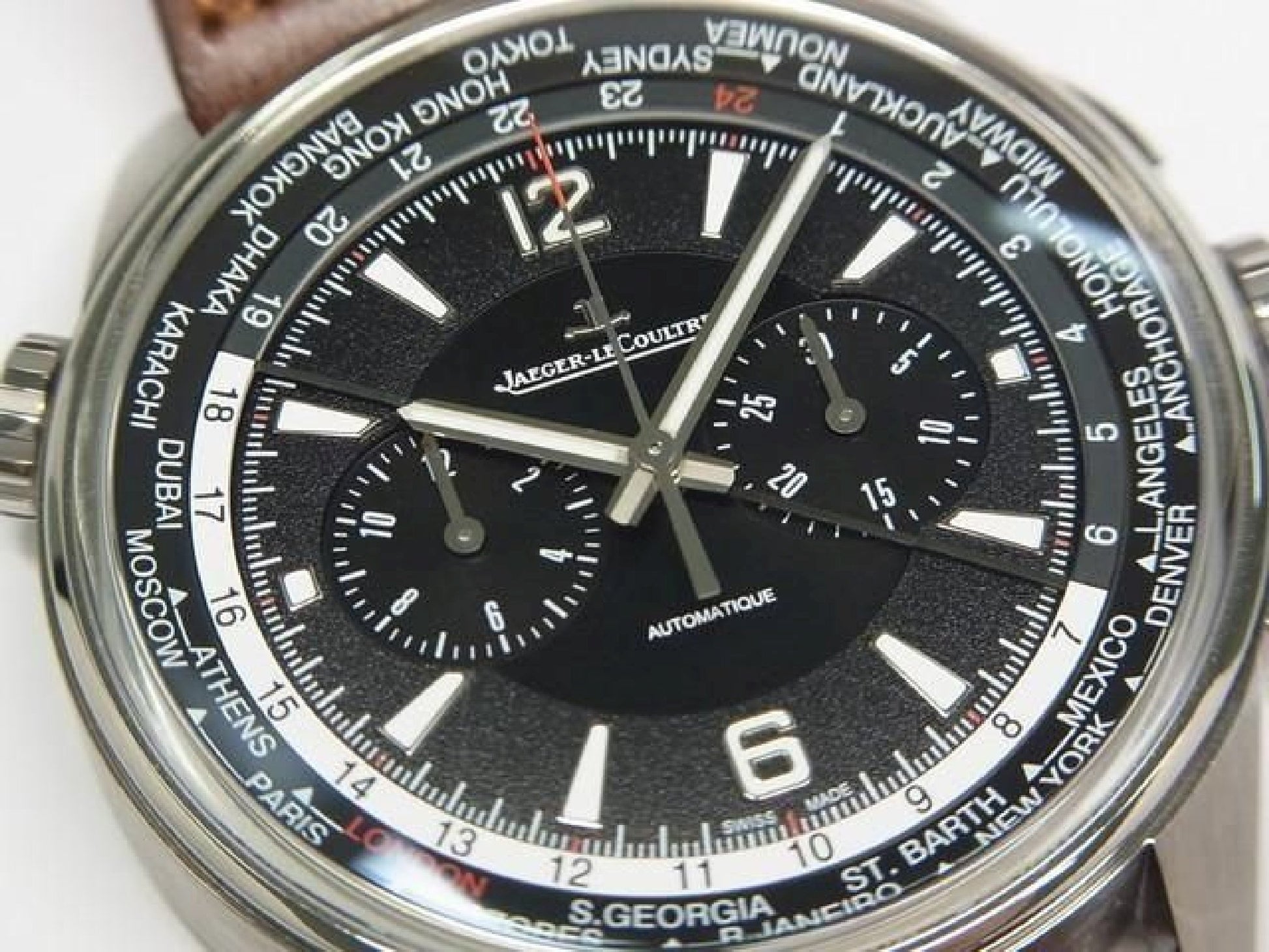 JAEGER LECOULTRE Polaris Chronograph WT Q905T471 Genuine goods Mens 182698326 hannari-shop