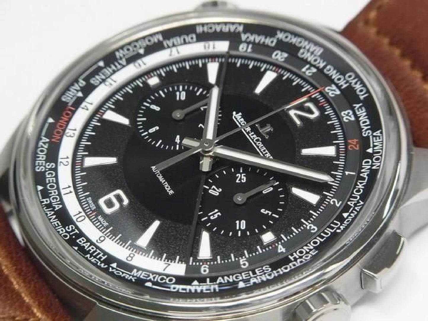 JAEGER LECOULTRE Polaris Chronograph WT Q905T471 Genuine goods Mens 182698326 hannari-shop