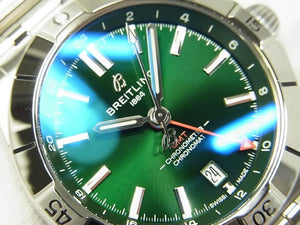 BREITLING Chrono Mat Automatic GMT 40 MM green Mens 182939863 hannari-shop