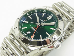 BREITLING Chrono Mat Automatic GMT 40 MM green Mens 182939863 hannari-shop