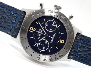 PANERAI Mare Nostrum blue 5218-301A '93 Mens 183381501 hannari-shop