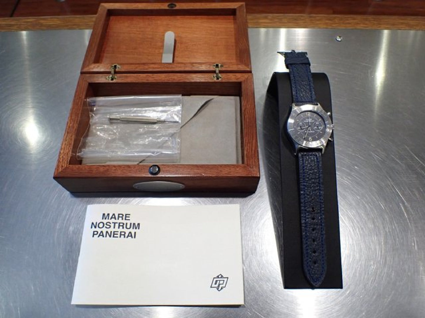 PANERAI Mare Nostrum blå 5218-301A '93 Herre 183381501 hannari-shop
