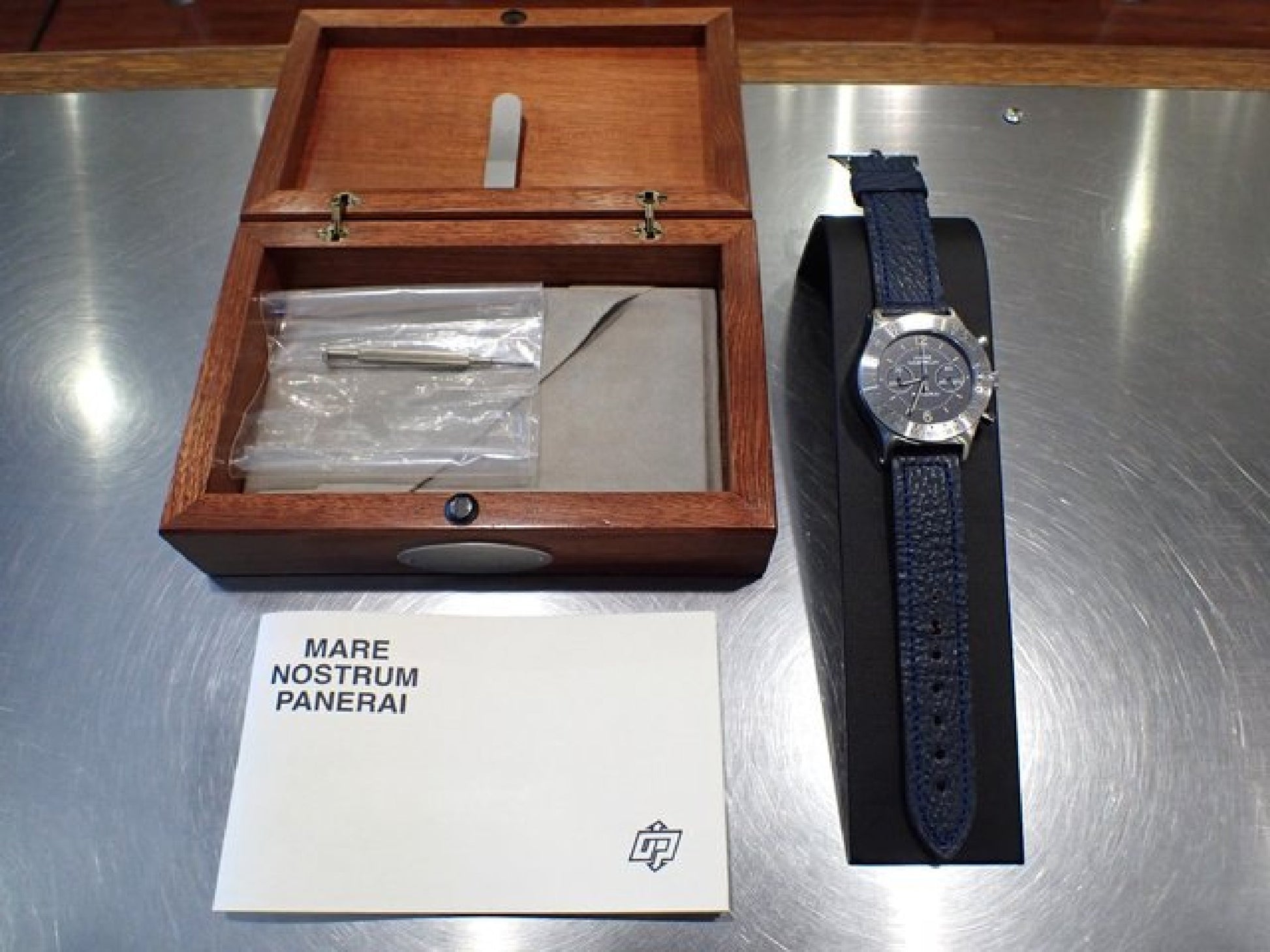 PANERAI Mare Nostrum blå 5218-301A '93 Herre 183381501 hannari-shop