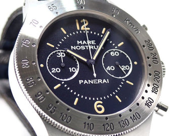 PANERAI Mare Nostrum blue 5218-301A '93 Mens 183381501 hannari-shop