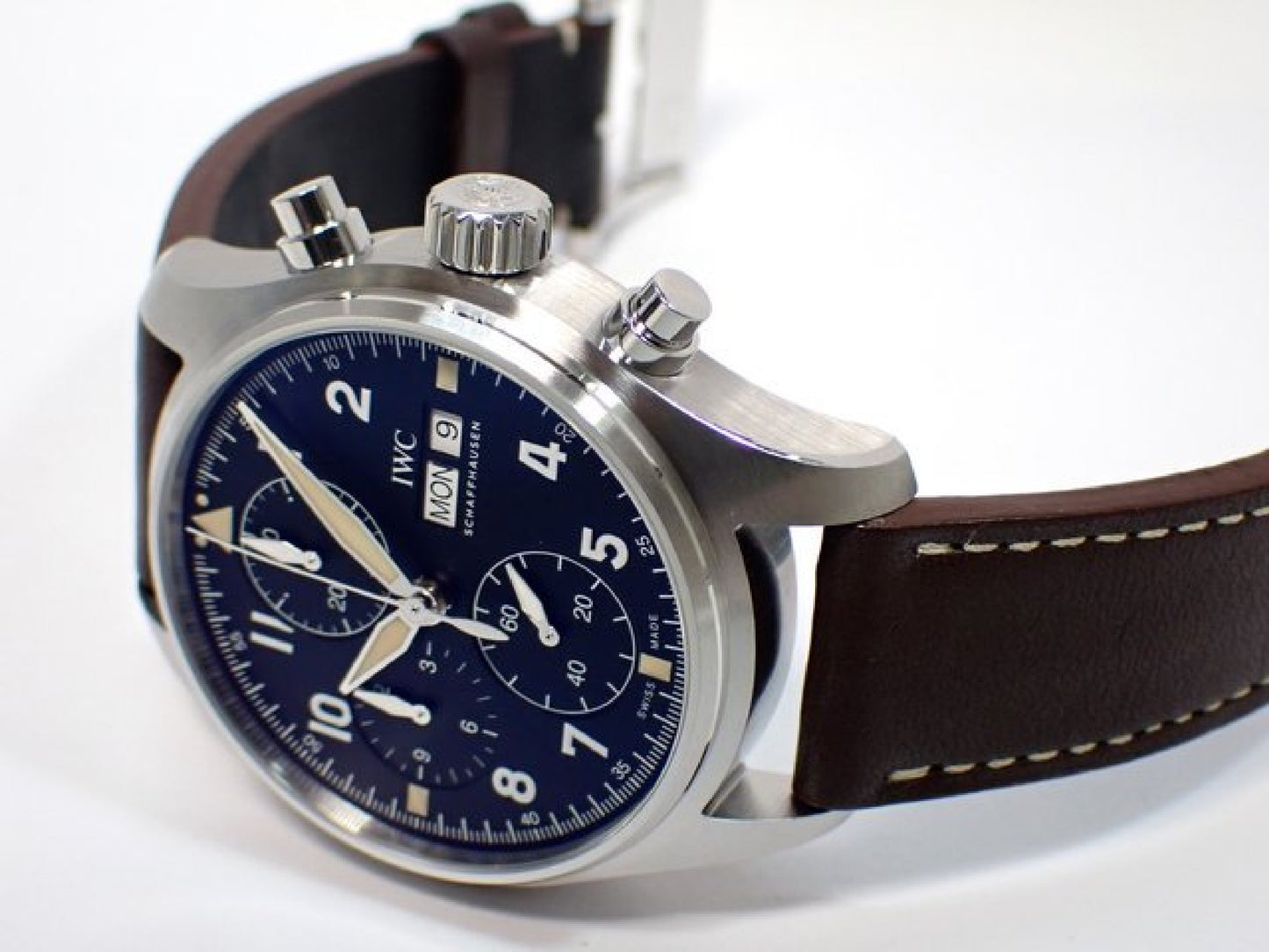 Montre d'aviateur IWC Chrono Spitfire IW387901 '19 Homme 184053602 hannari-shop