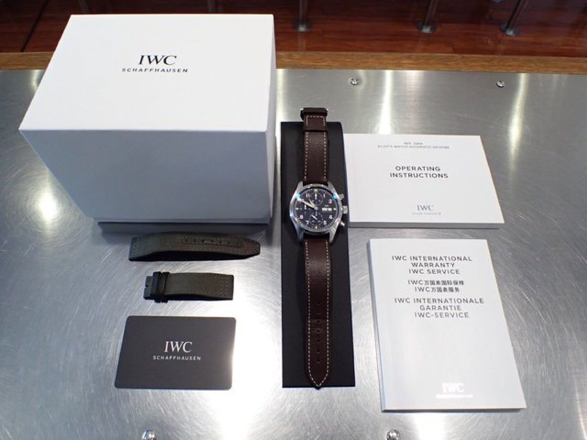 Montre d'aviateur IWC Chrono Spitfire IW387901 '19 Homme 184053602 hannari-shop