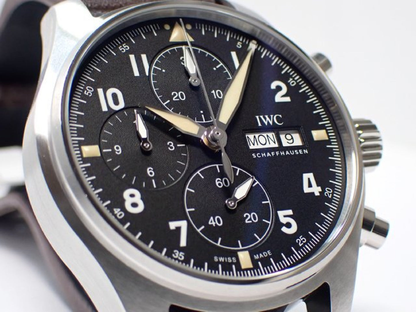 Montre d'aviateur IWC Chrono Spitfire IW387901 '19 Homme 184053602 hannari-shop